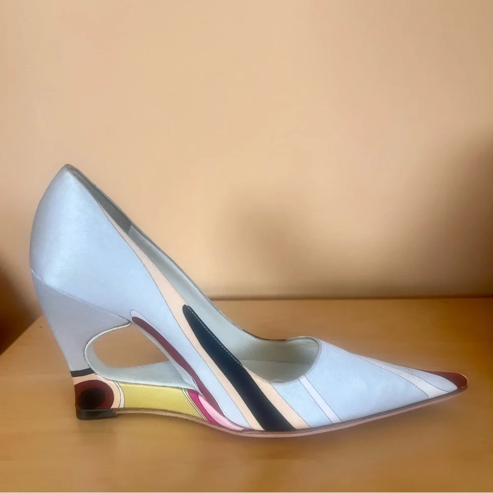 Emilio Pucci Stilettos with Cut-Out Heel - New
